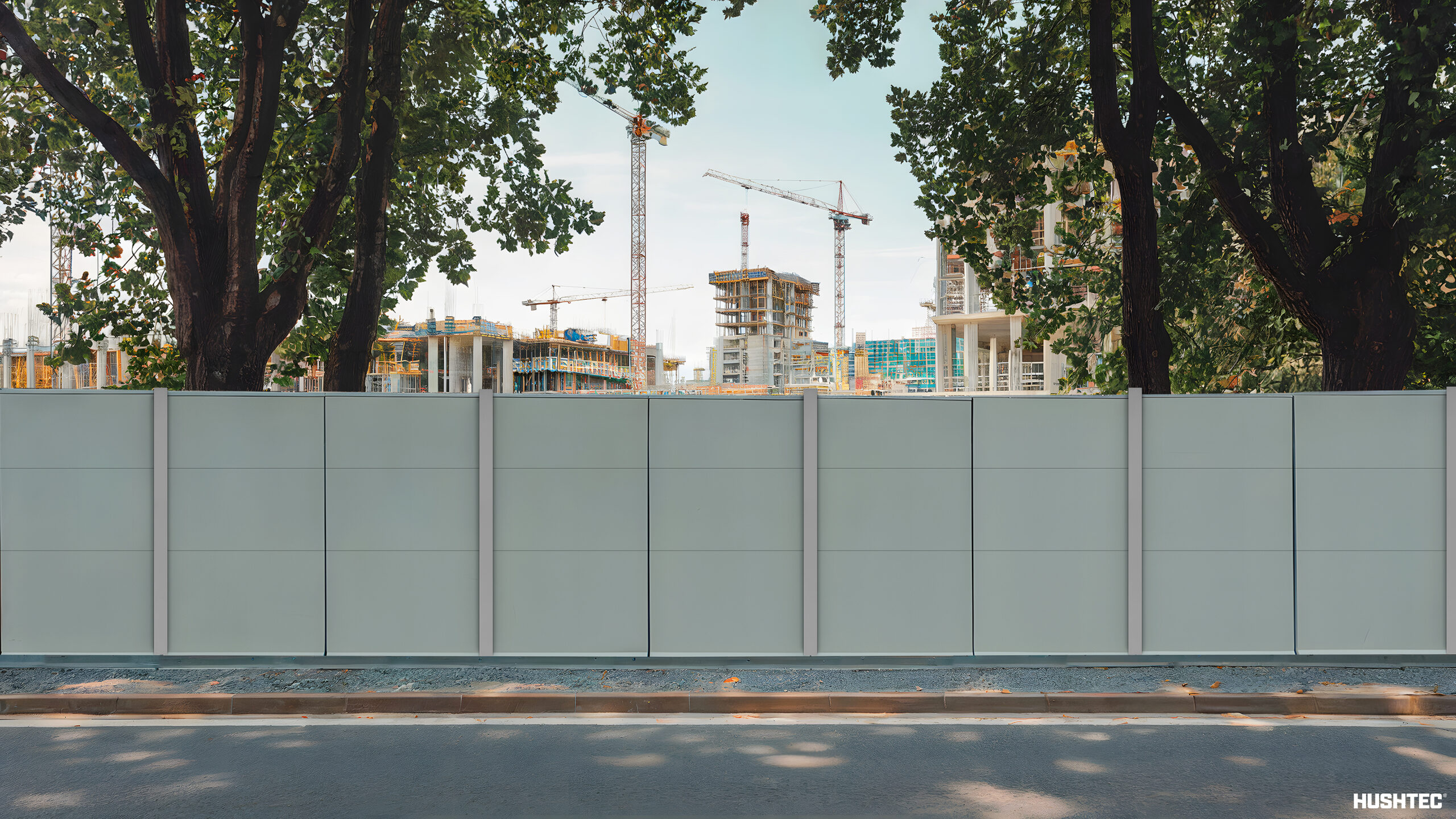 Permanent Noise Wall Systems | Hushtec Solutions