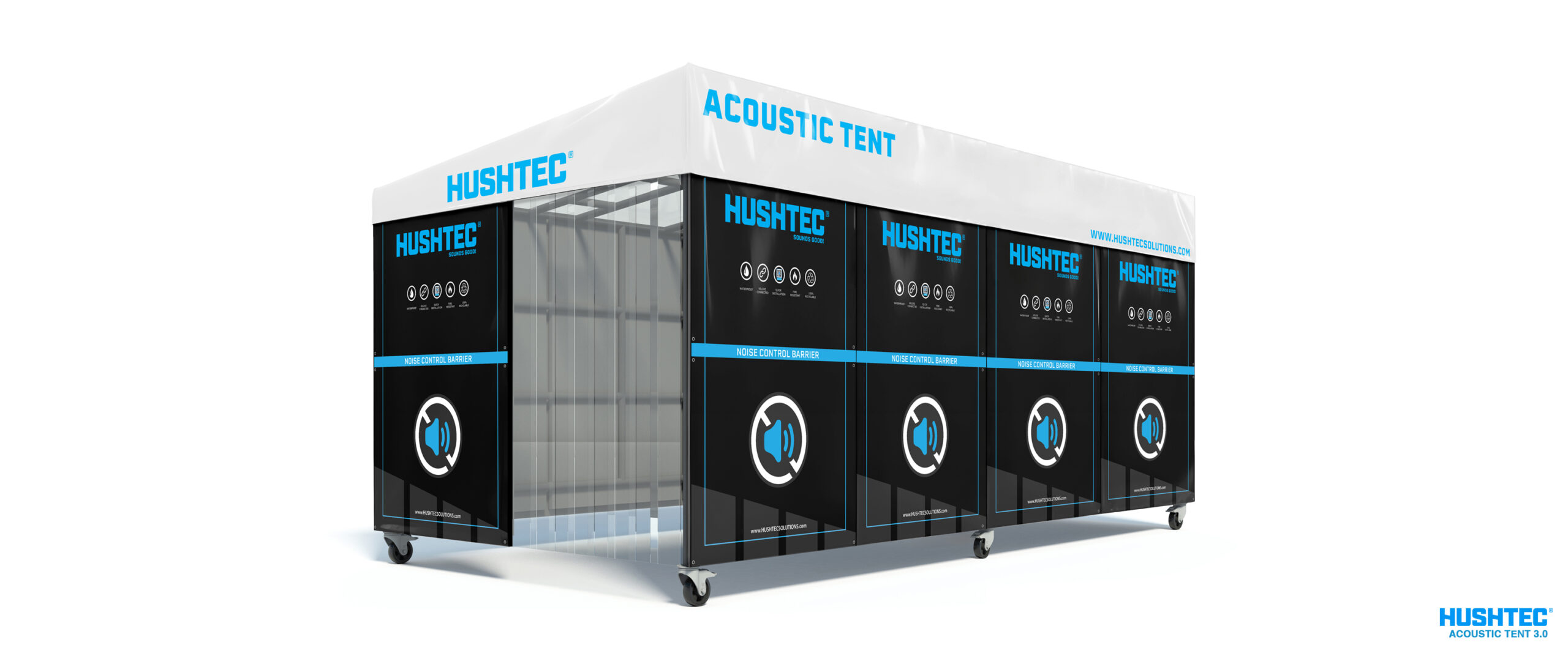 Acoustic Tents for High Noise Environments | Hushtec Acoustic Tent 3.0