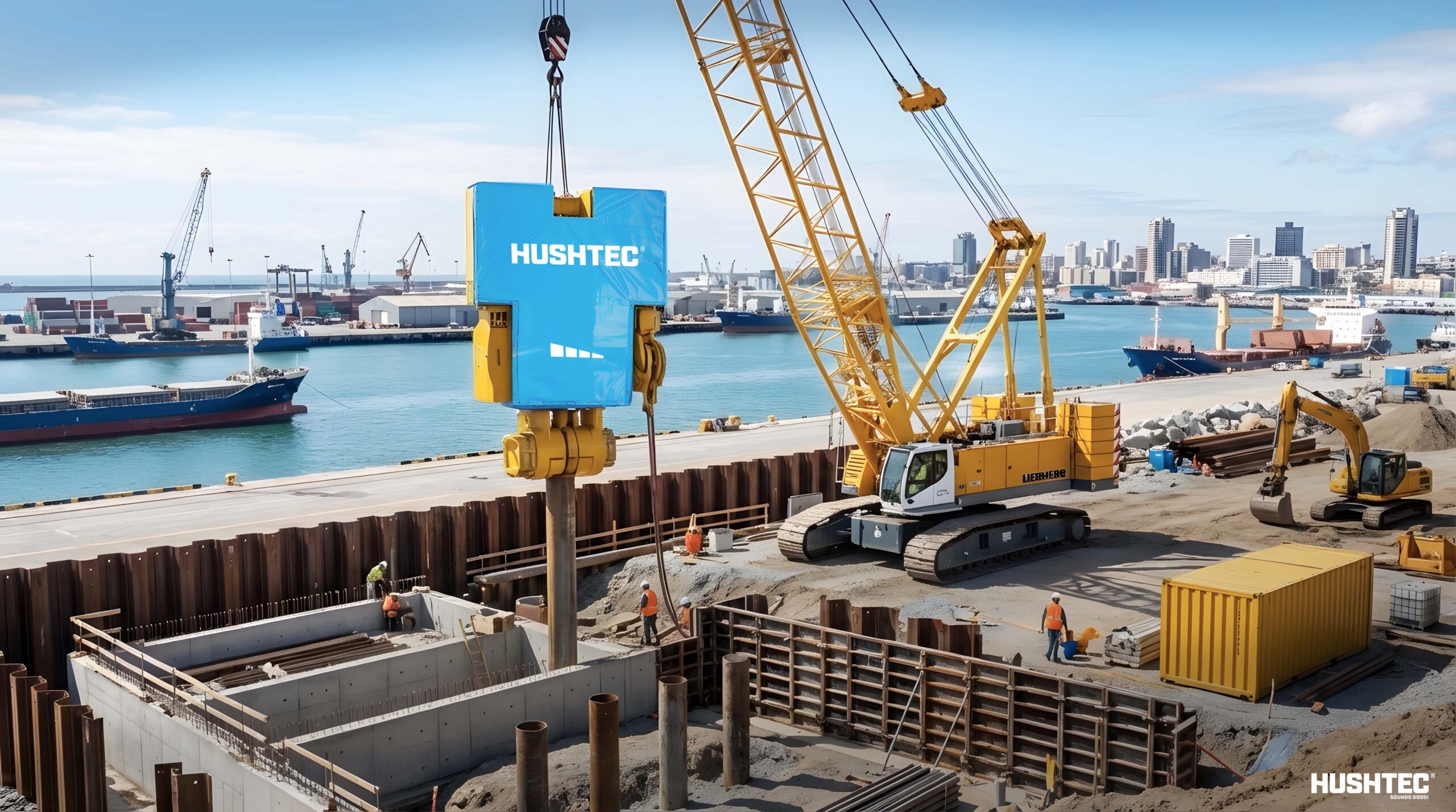 Construction Noise Compliance | Vibro Hammer Wraps | CPL Group