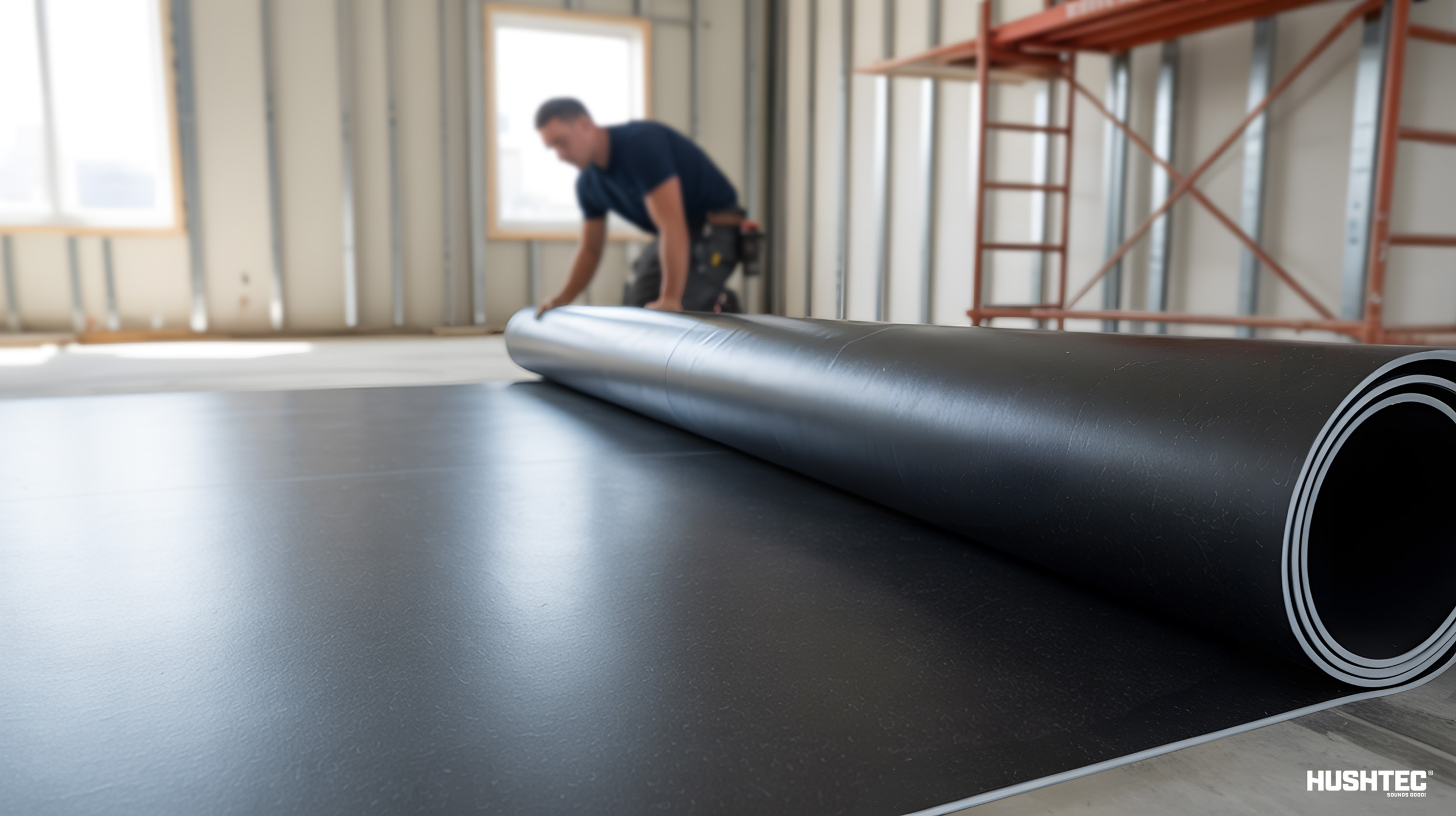 Mass Loaded Vinyl Soundproofing | How Mass Loaded Vinyl Soundproofing Reduces Noise | Hushtec Solutions