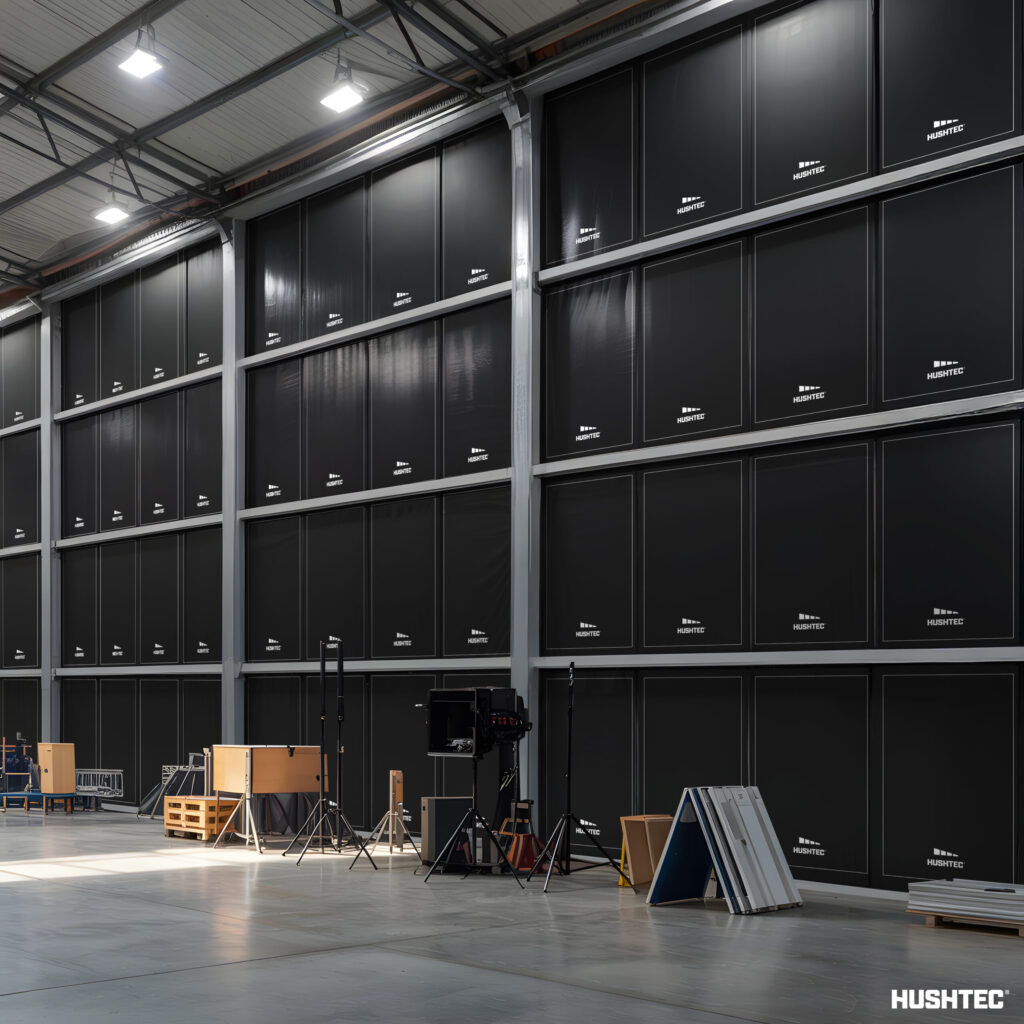 Film Set Soundproofing: Custom Noise Control and Temporary Acoustic Barriers by Hushtec