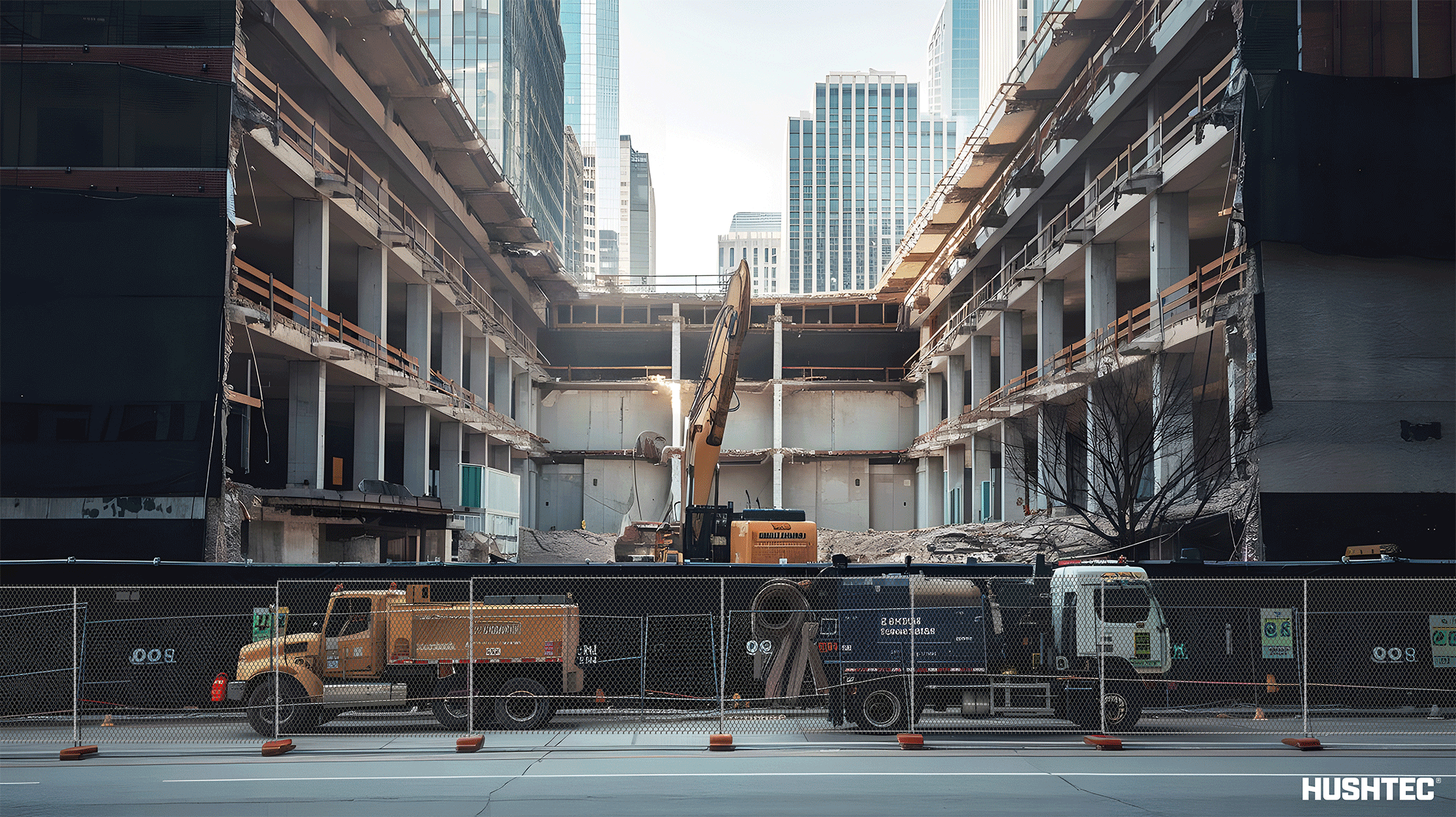 Demolition Noise Dust Debris | Hushtec Solutions