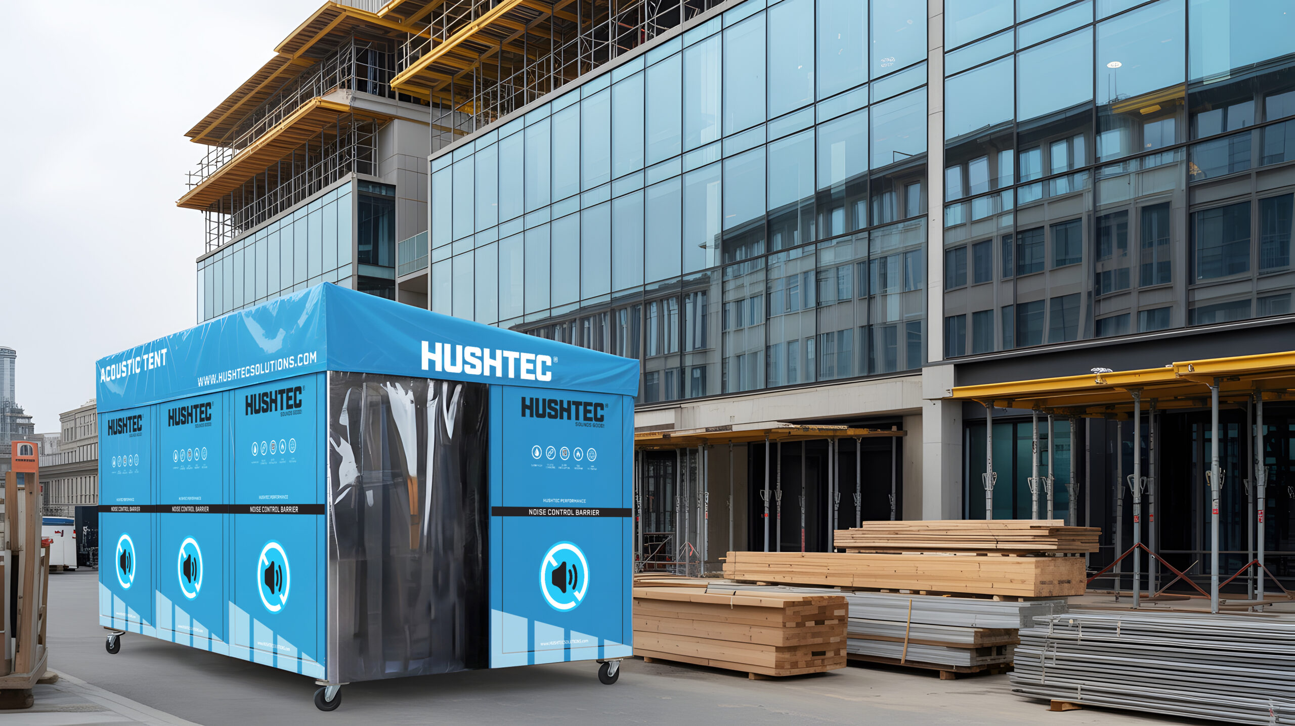 Acoustic Tents Noise Control | Hushtec Solutions