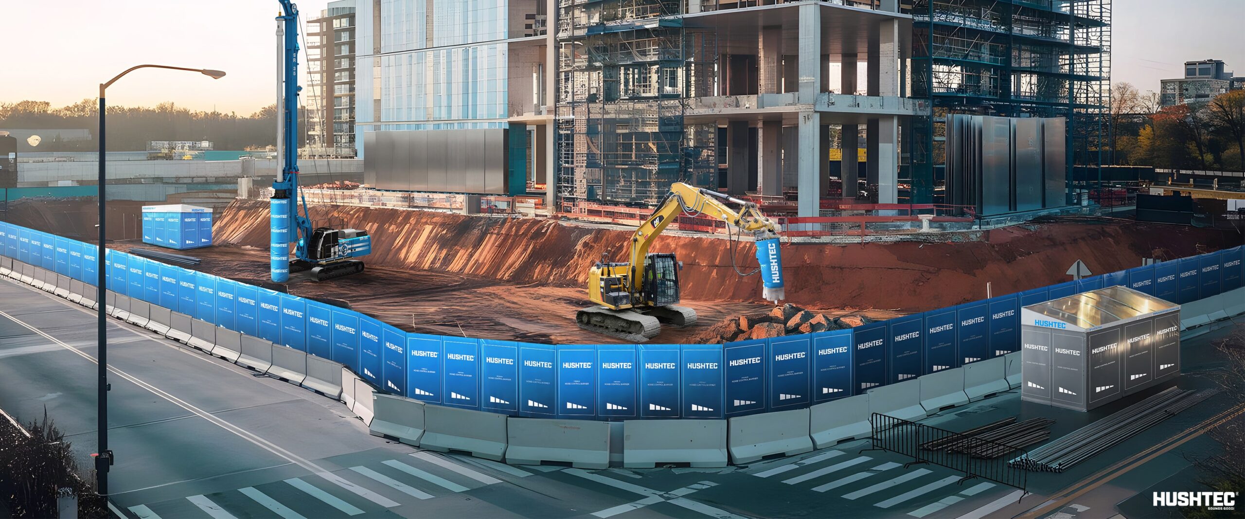 Hushtec Construction Noise Control Solutions