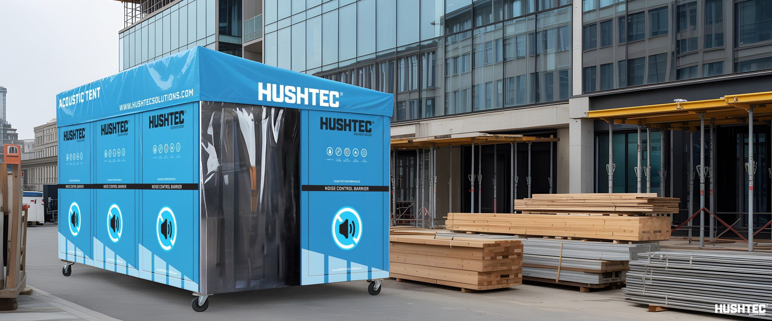 Infrastructure Noise Control | Acoustic Enclosures – Source-Based Noise Attenuation | Hushtec Solutions