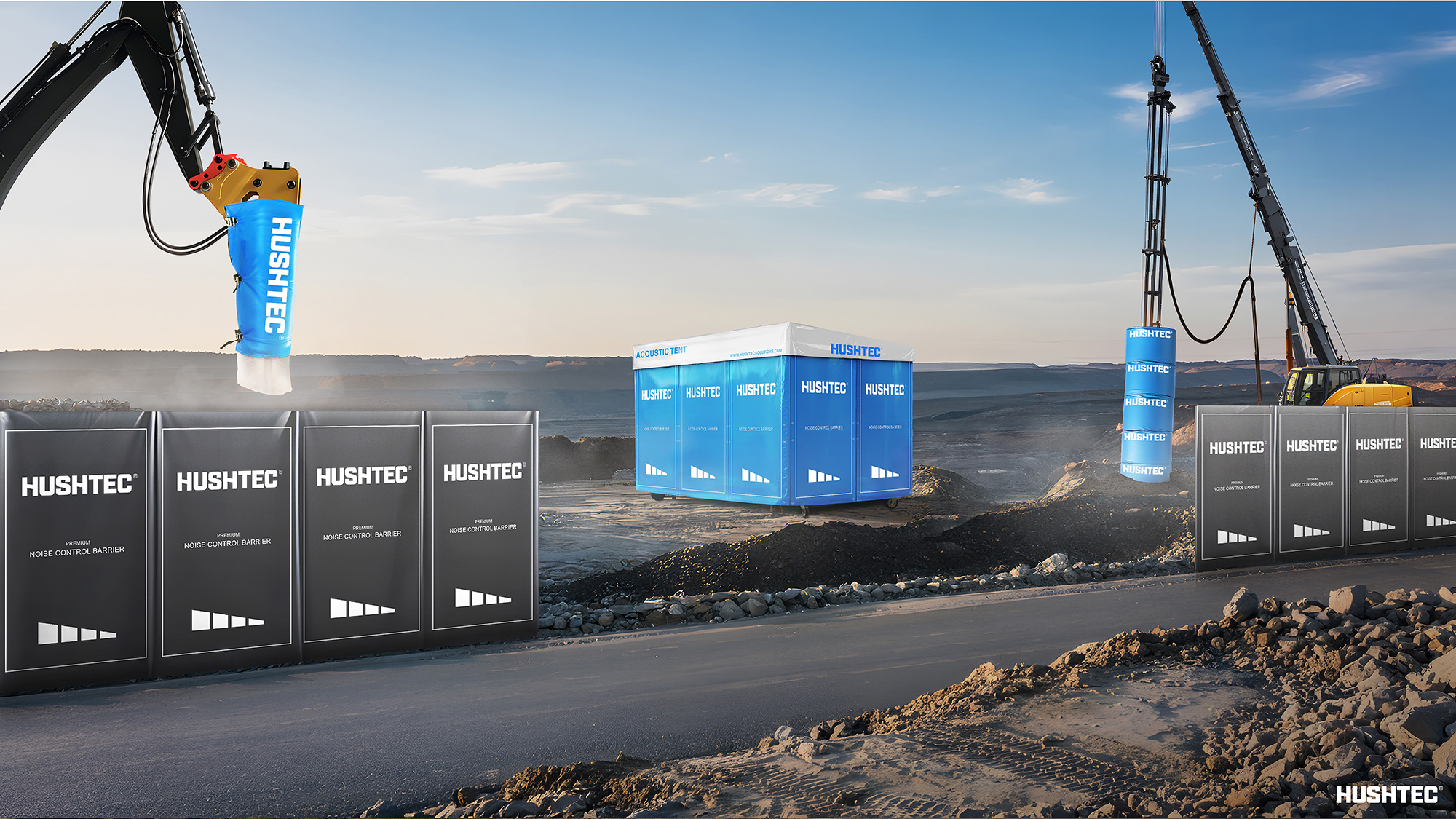 Hushtec Oil Gas Mining Noise Control Solutions