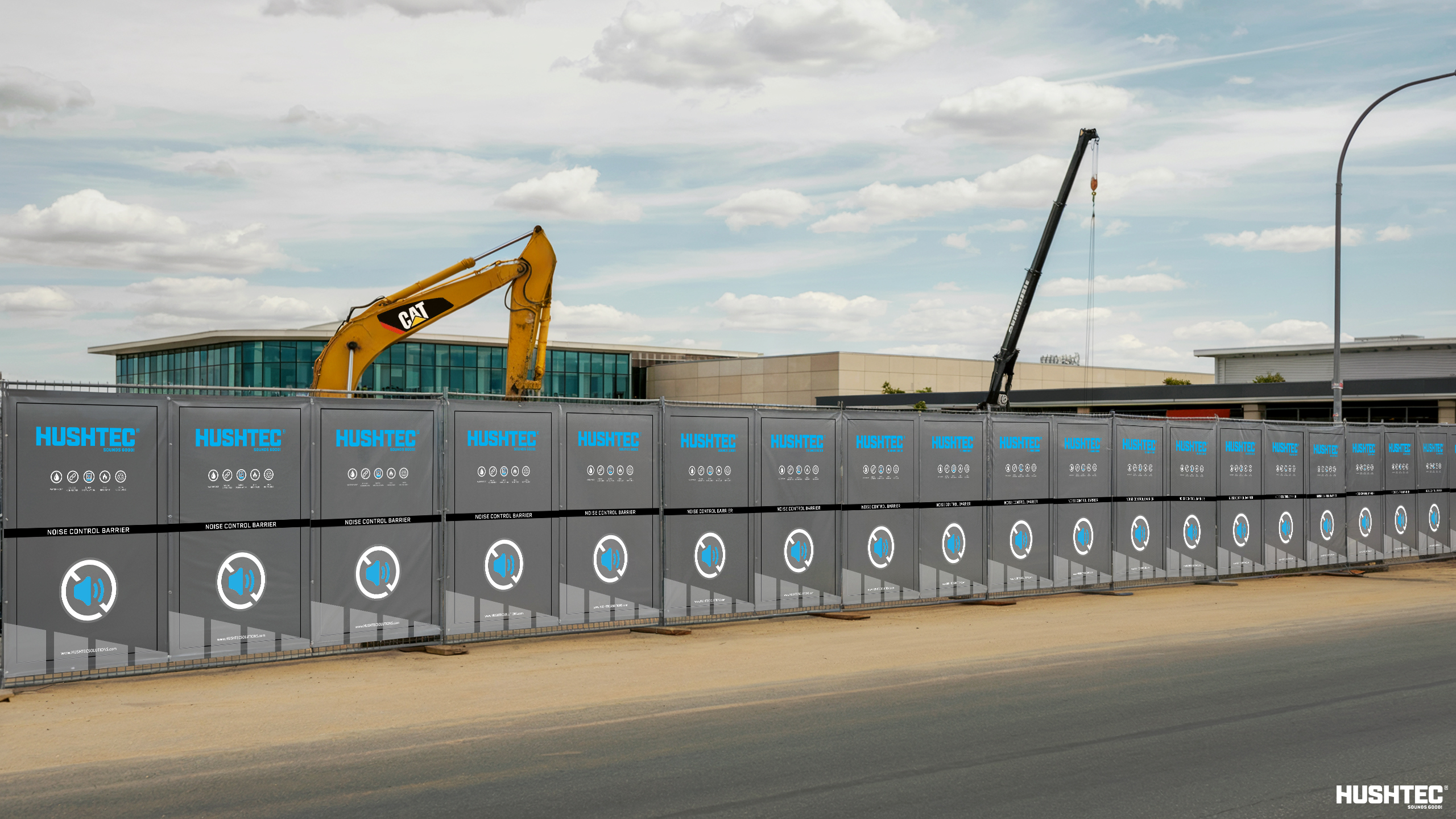 Blog | The Ultimate Guide to Temporary Acoustic Barriers for Construction & Events | Hushtec Solutions