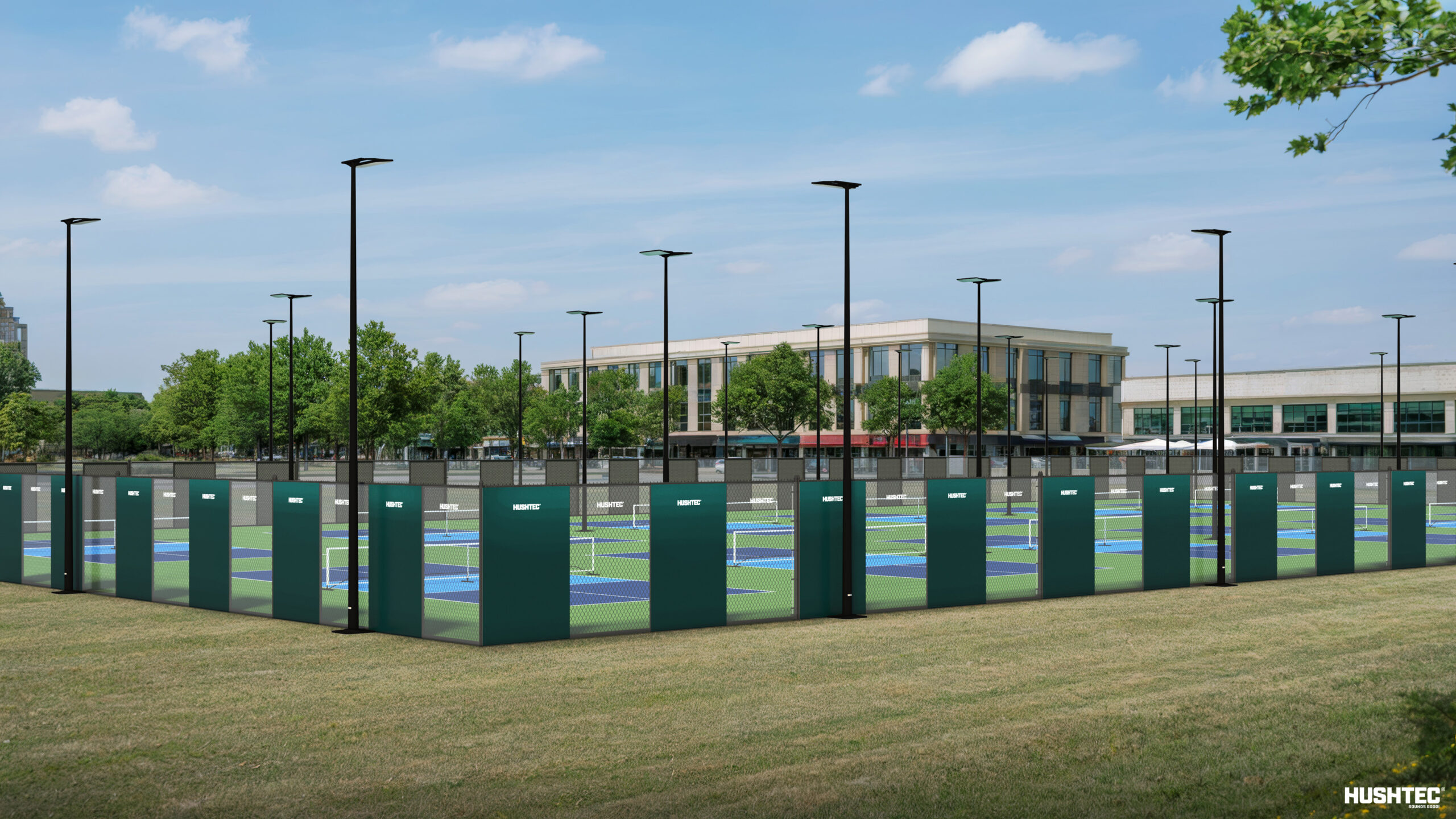 Blog | Pickleball Noise Control – Blocking Noise but Not the View, the World’s Most Popular Acoustic Pickleball Fence | Hushtec Solutions