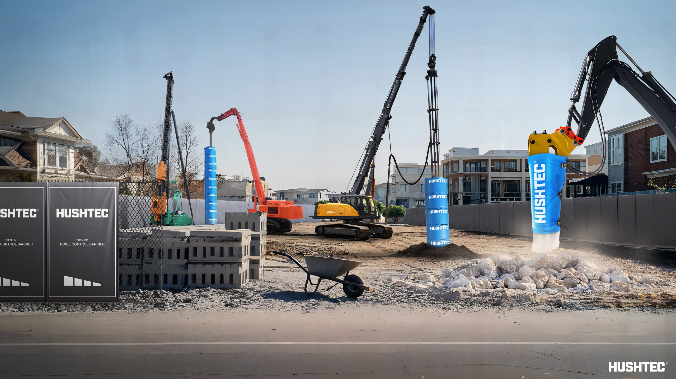 Heavy Machinery Noise: How to Reduce its Impact on Surrounding Areas | Hushtec Solutions