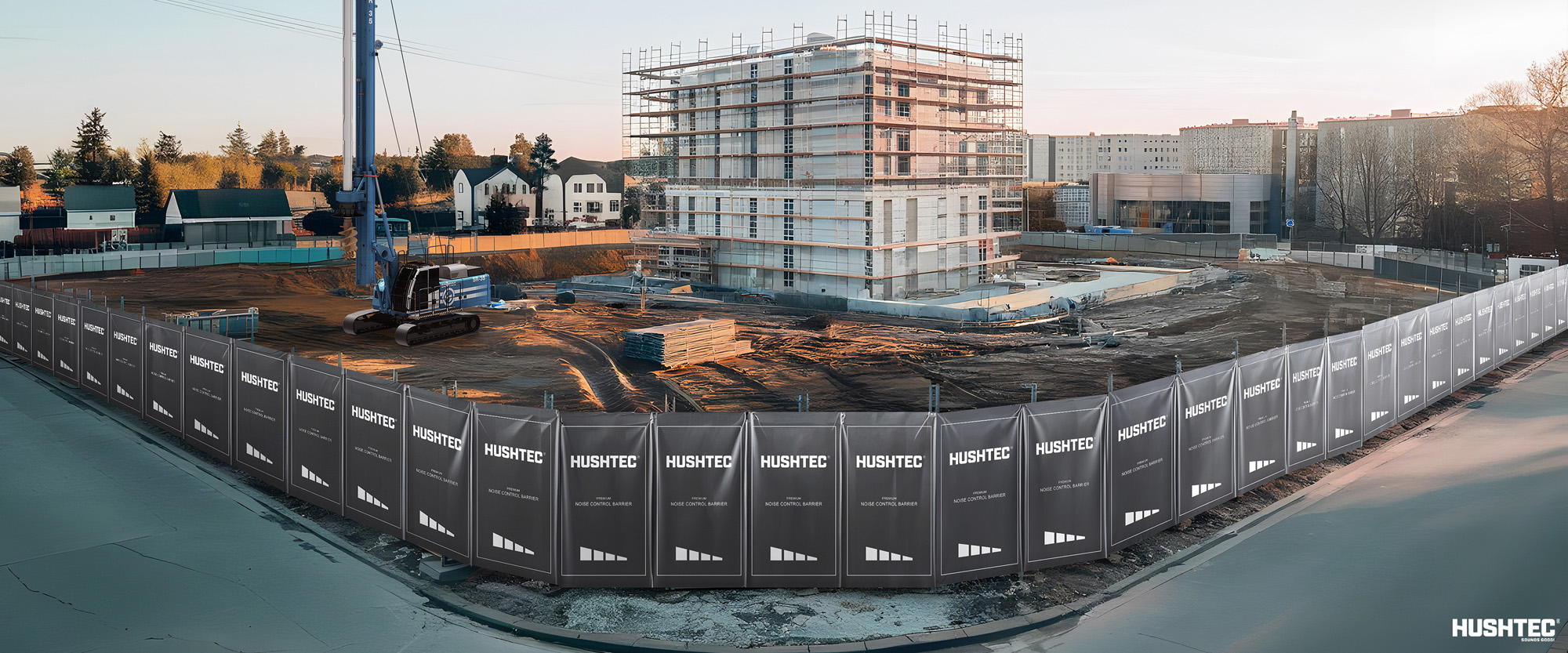Blog | How Construction Noise Impacts Residential and Commercial Zones | Hushtec Solutions
