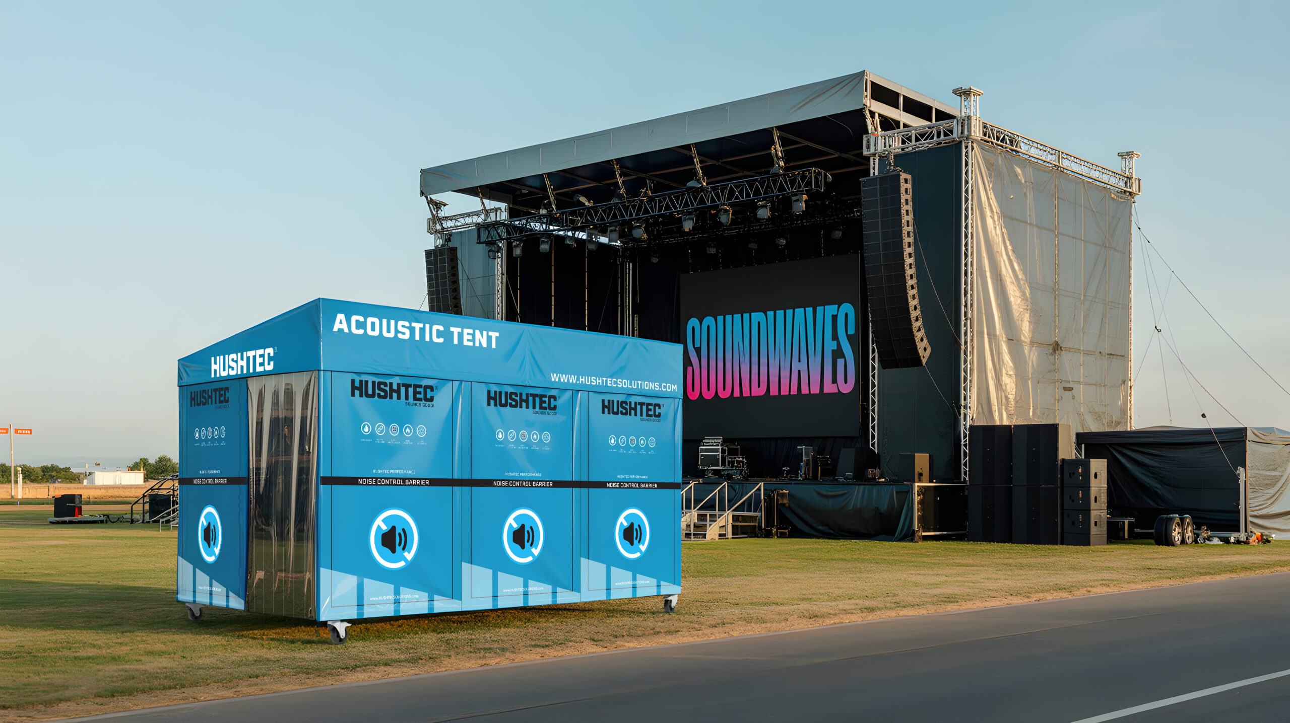 Blog | How Acoustic Tents Can Help You Contain Noise Effectively | Hushtec Solutions