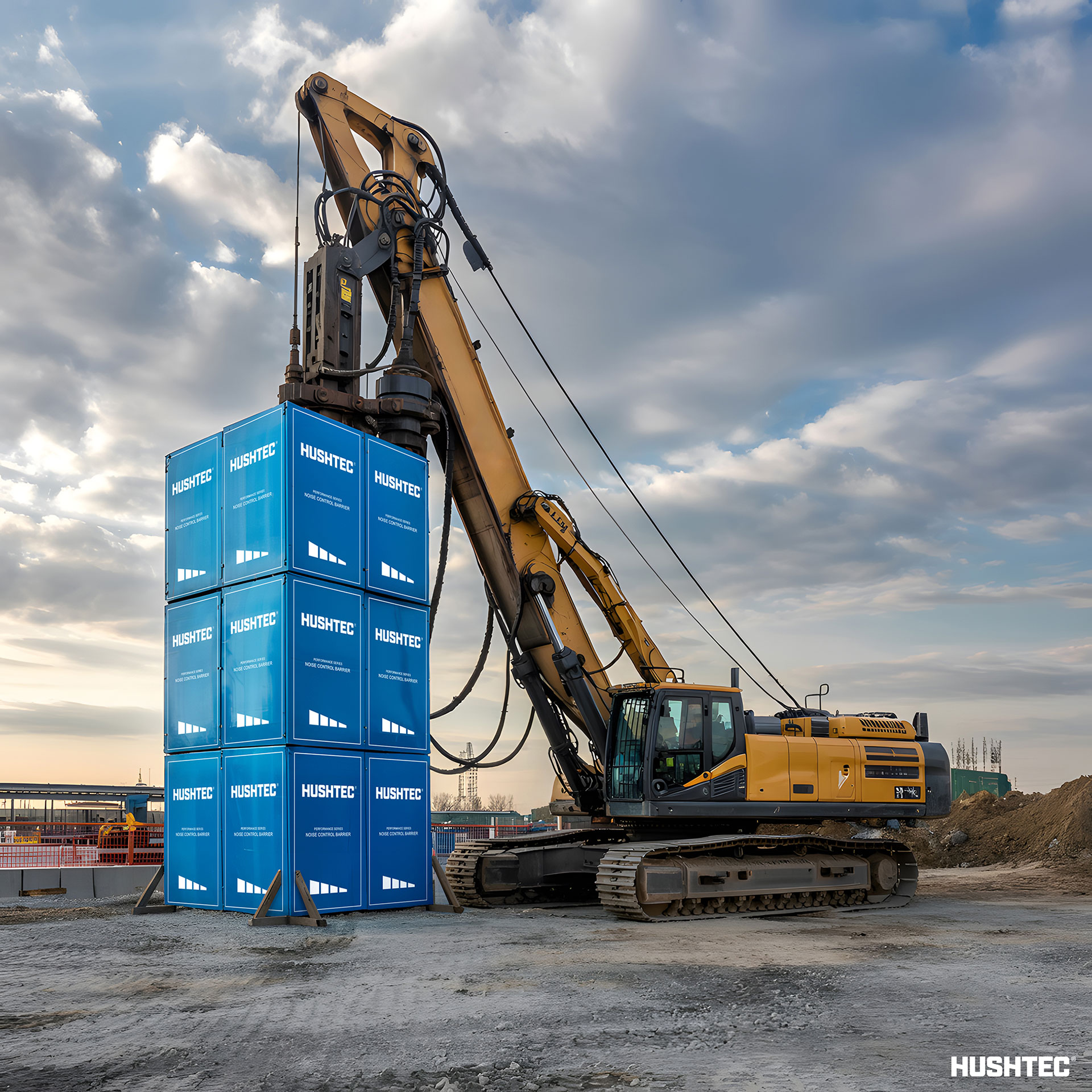 Infrastructure Noise Control | Combined Noise Control Strategies | Hushtec Solutions