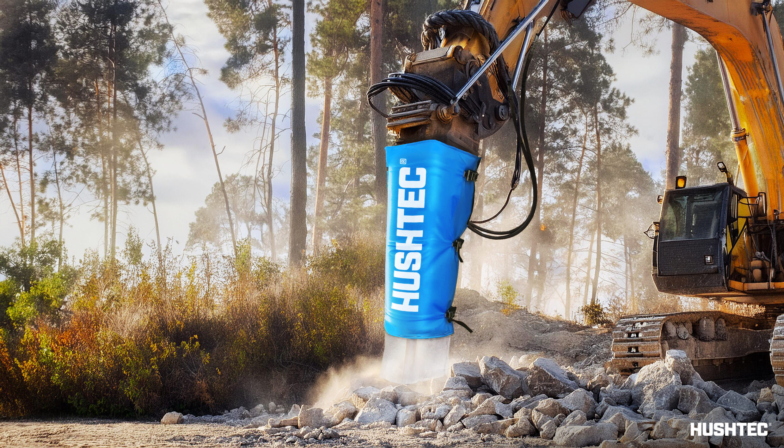Hushtec Rock Breaker Attachment