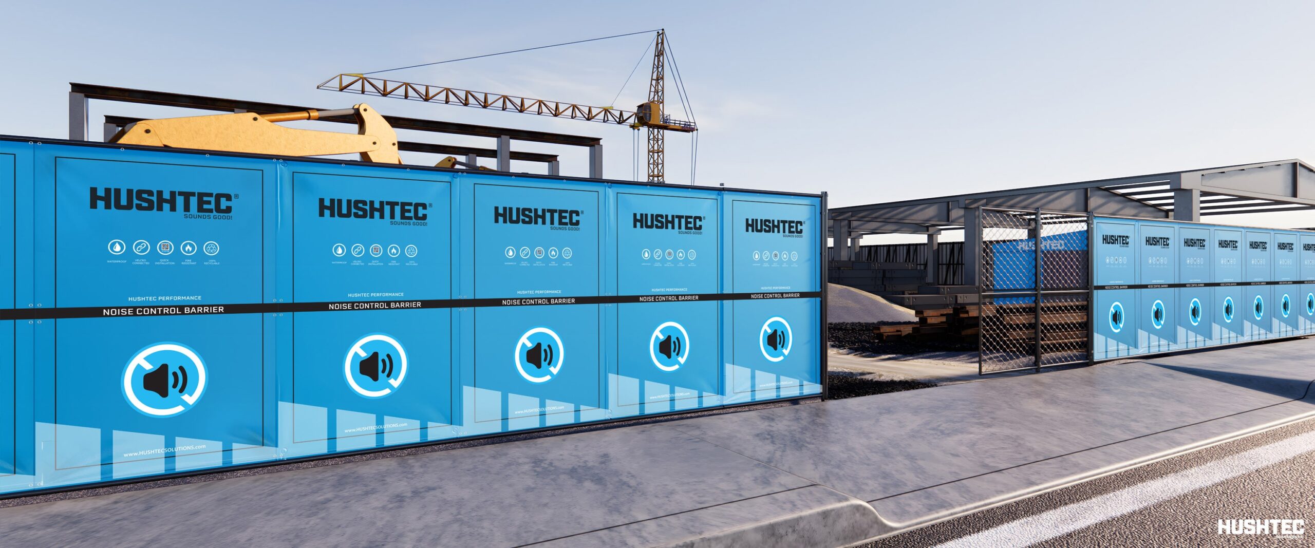 Construction Noise Barriers | Best Noise Control Strategies for Construction Projects 2 | Hushtec Solutions
