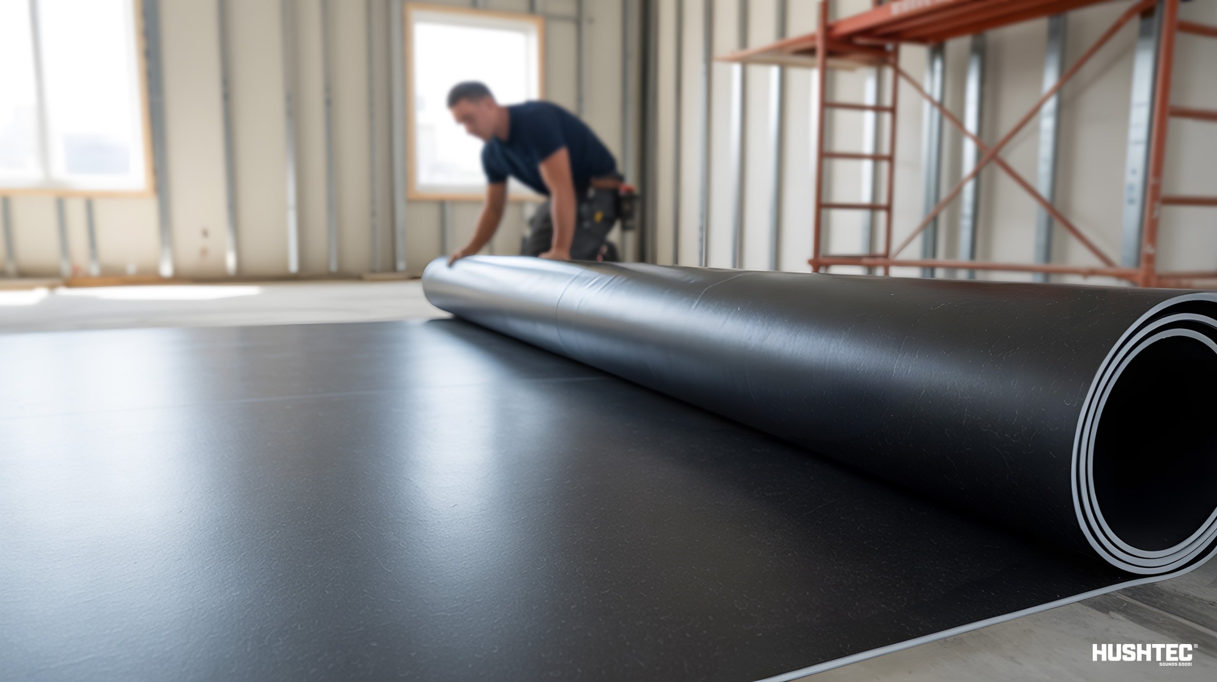 Mass Loaded Vinyl Soundproofing | How Mass Loaded Vinyl Soundproofing Reduces Noise | Hushtec Solutions