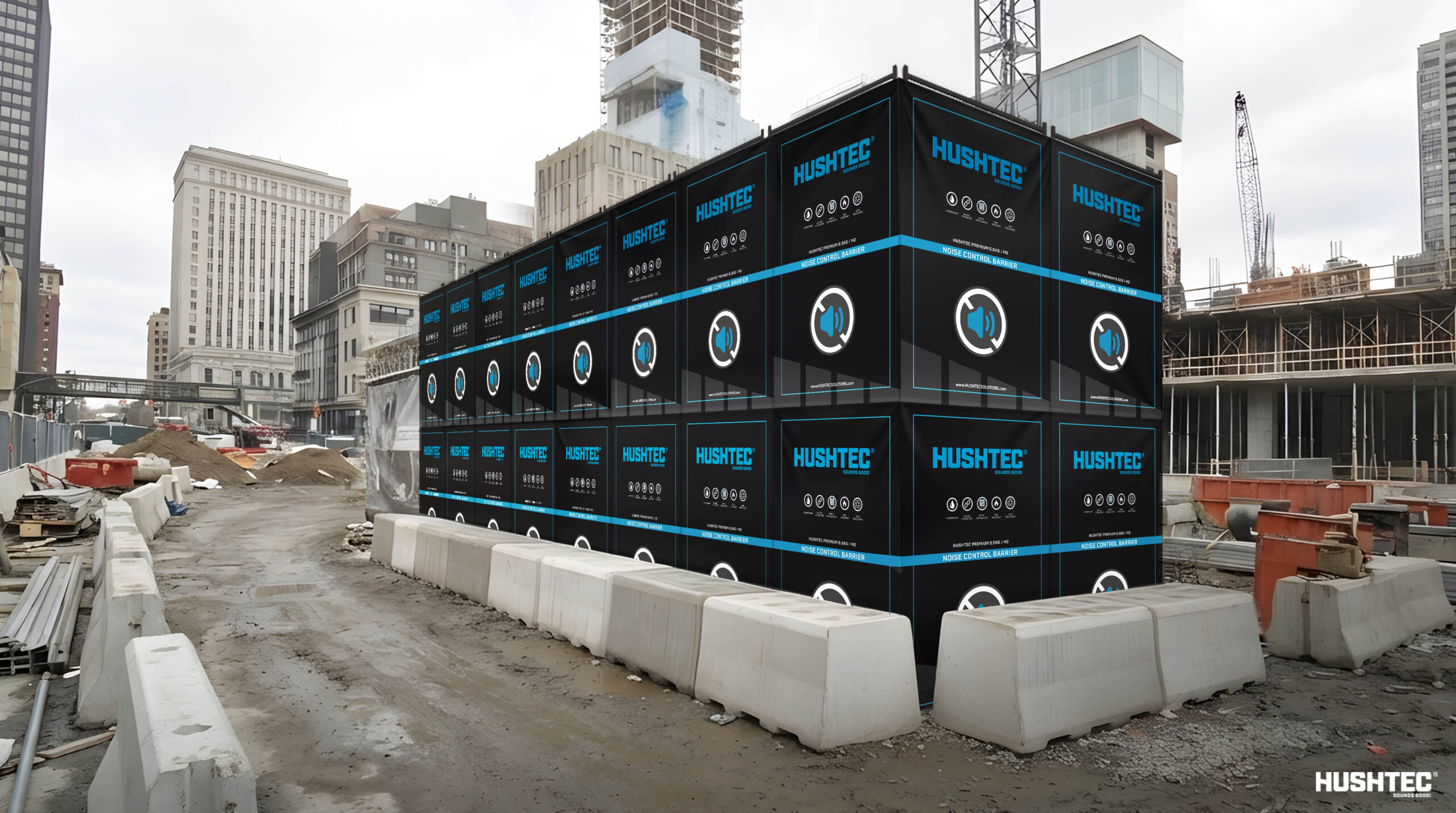 Temporary Acoustic Barriers | Generator Containment at Utility Installation | CPL Group