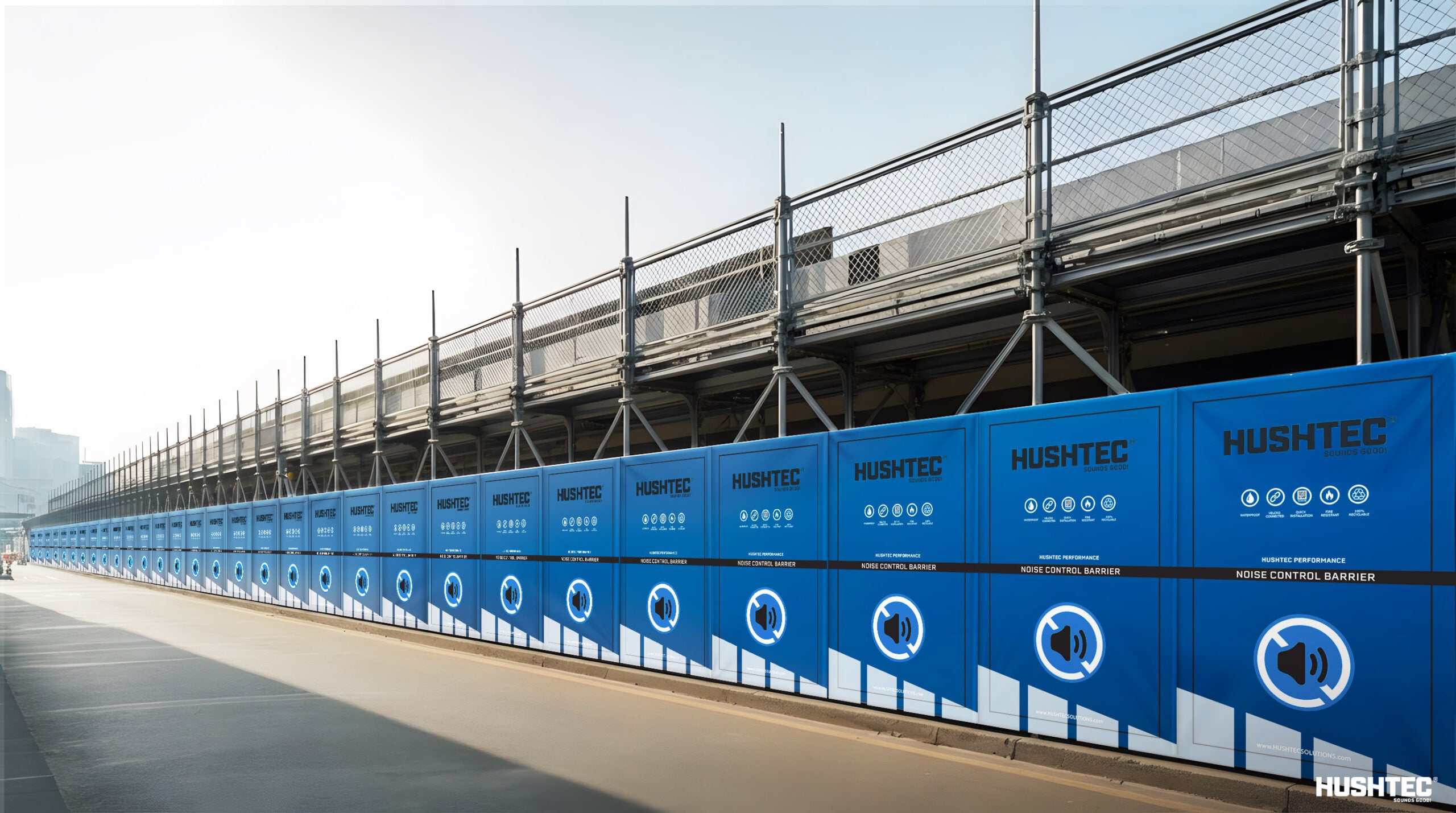 Hushtec Blog | Engineering Temporary Acoustic Barriers: Practical Design, Compliance, and Industry Applications