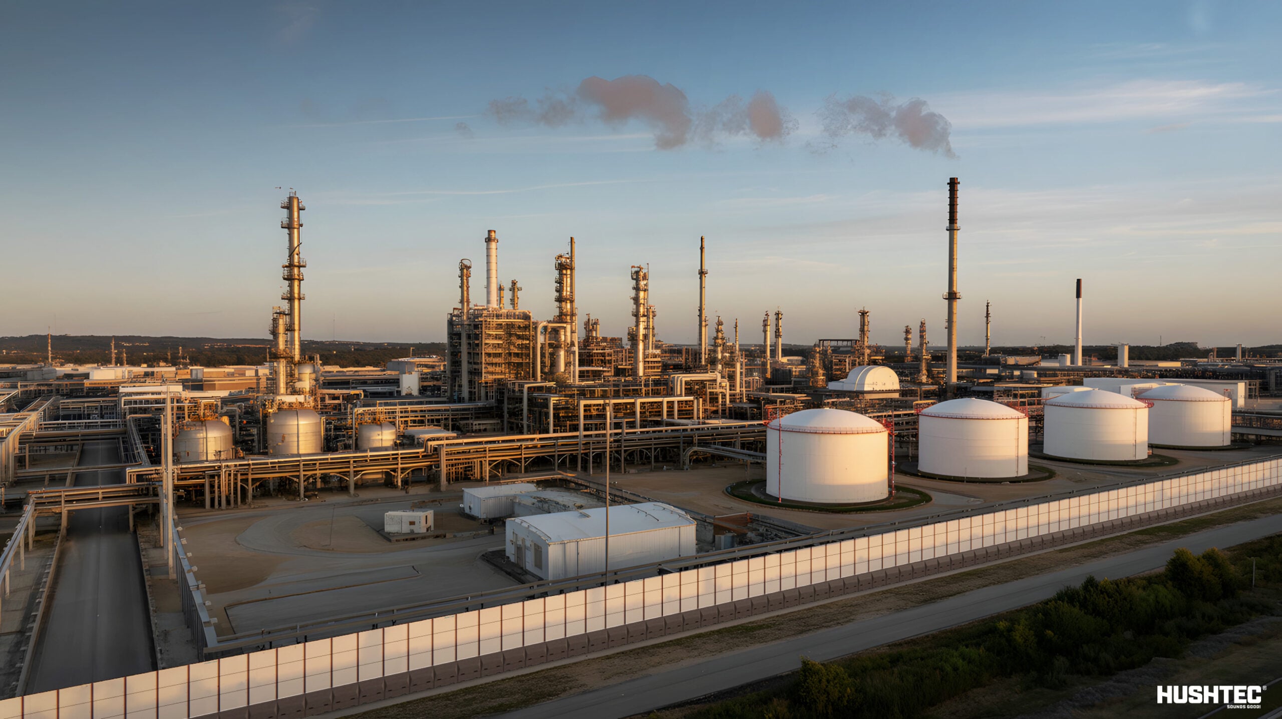 Hushtec Blog | Portable Acoustic Wall Systems: How to Solve Noise Challenges in Oil & Gas Sites
