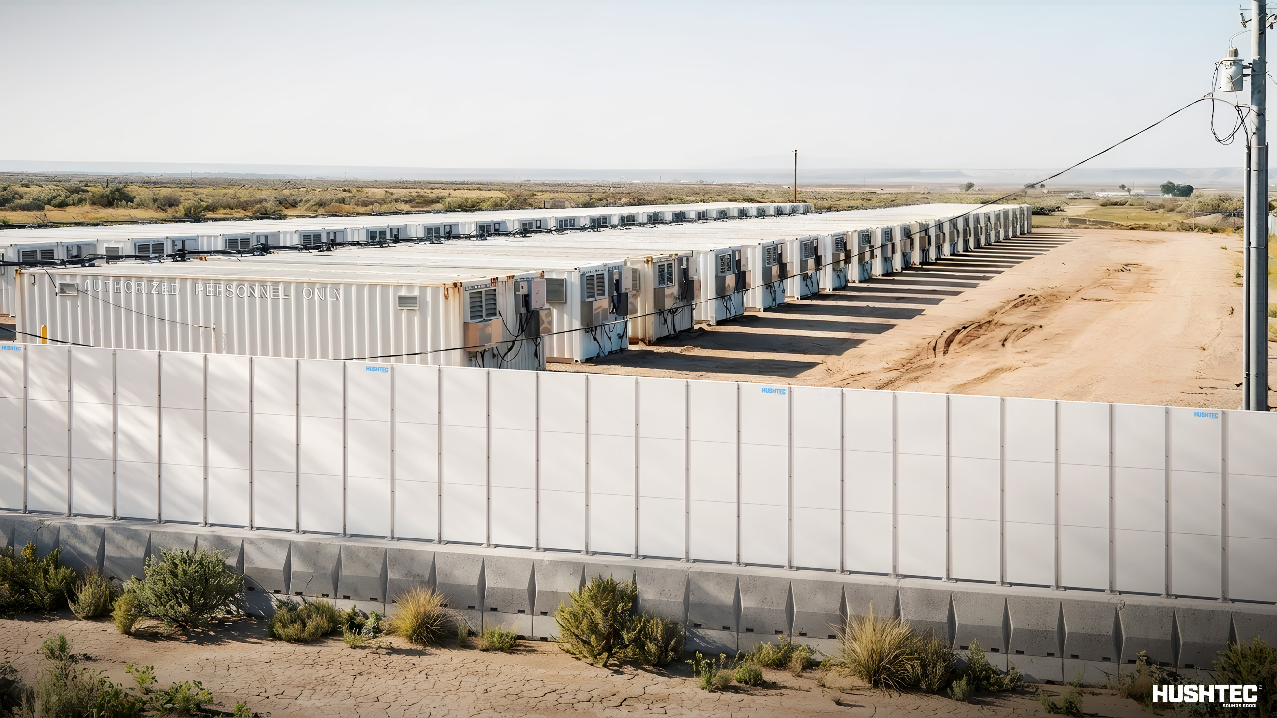Crypto Mining Noise Control | Hushtec Noise Control Solutions for Crypto Mining Facilities | Hushtec Solutions