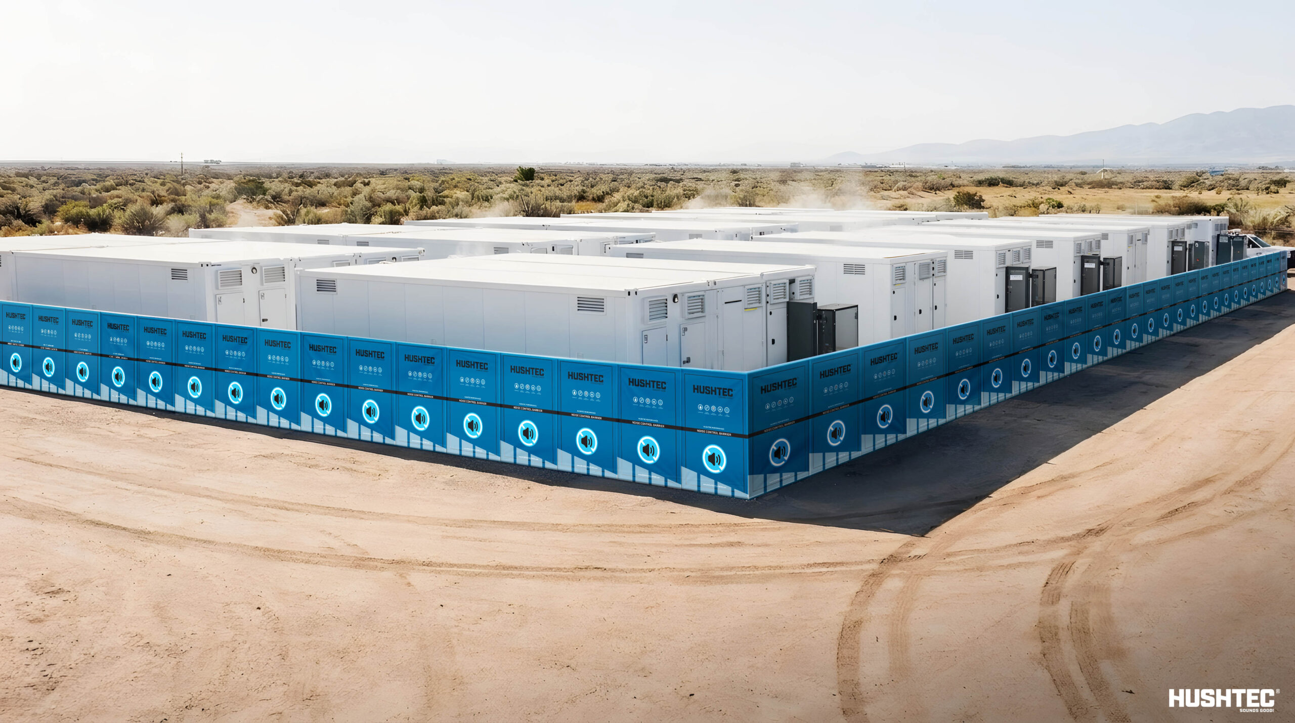 Crypto Mining Noise Control | Hushtec Noise Control Solutions for Digital Infrastructure | Hushtec Solutions